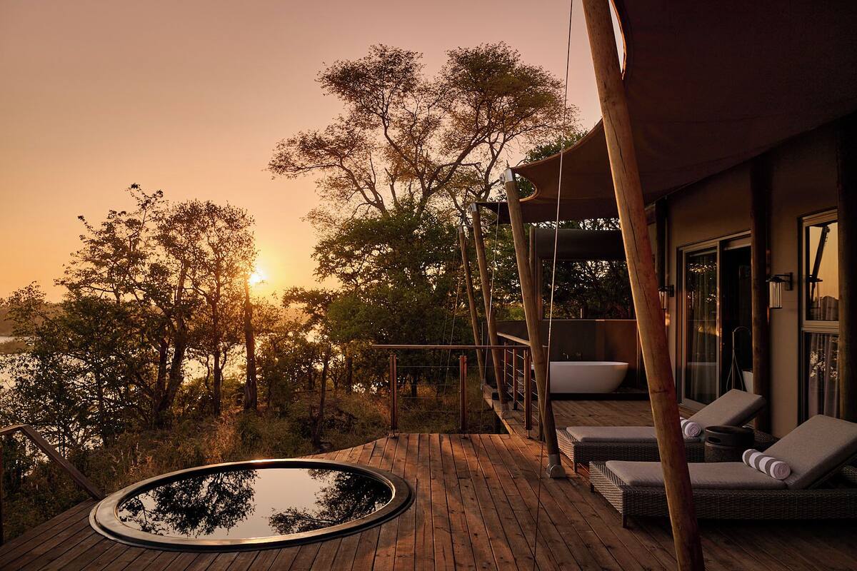 Superior Tent, River View | View from room