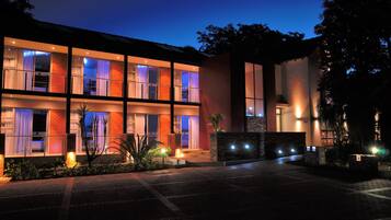 Front of property – evening/night