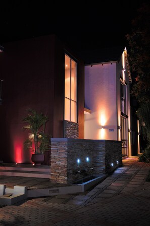 Front of property - evening/night