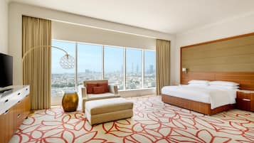 Pillow-top beds, minibar, in-room safe, desk