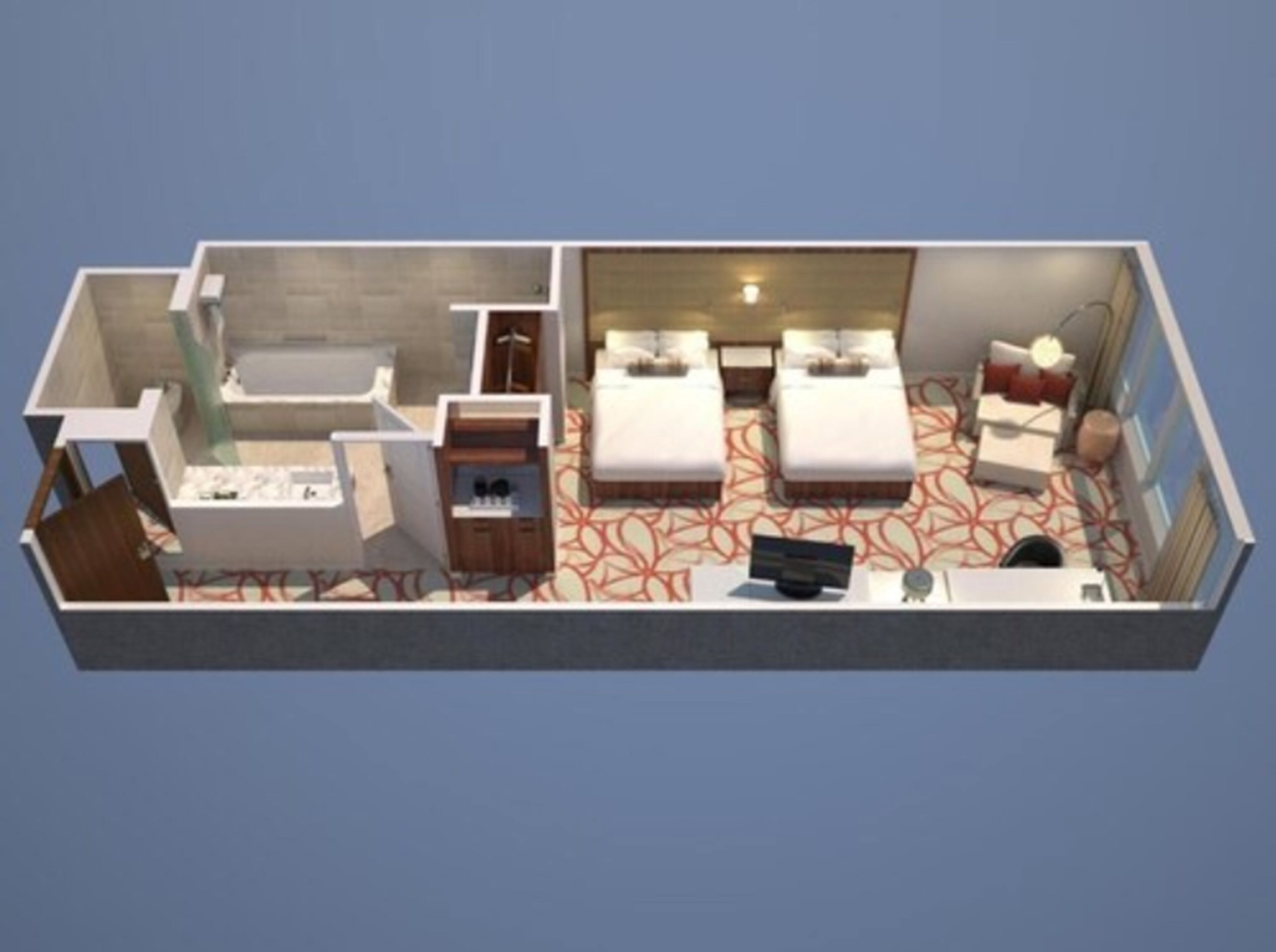 deluxe room, 2 queen beds | 1 bedroom, pillow-top beds, minibar, in-room safe