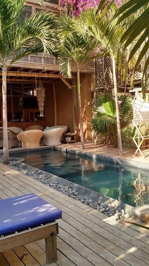 Outdoor pool - La Casa Verde Lepape (Máncora)