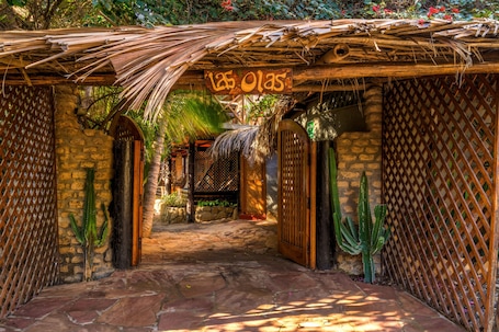 Entrada de la propiedad