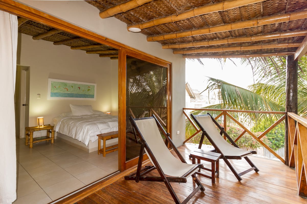 standard double room, 1 queen bed, terrace, garden view | 1 bedroom, free wifi, bed sheets