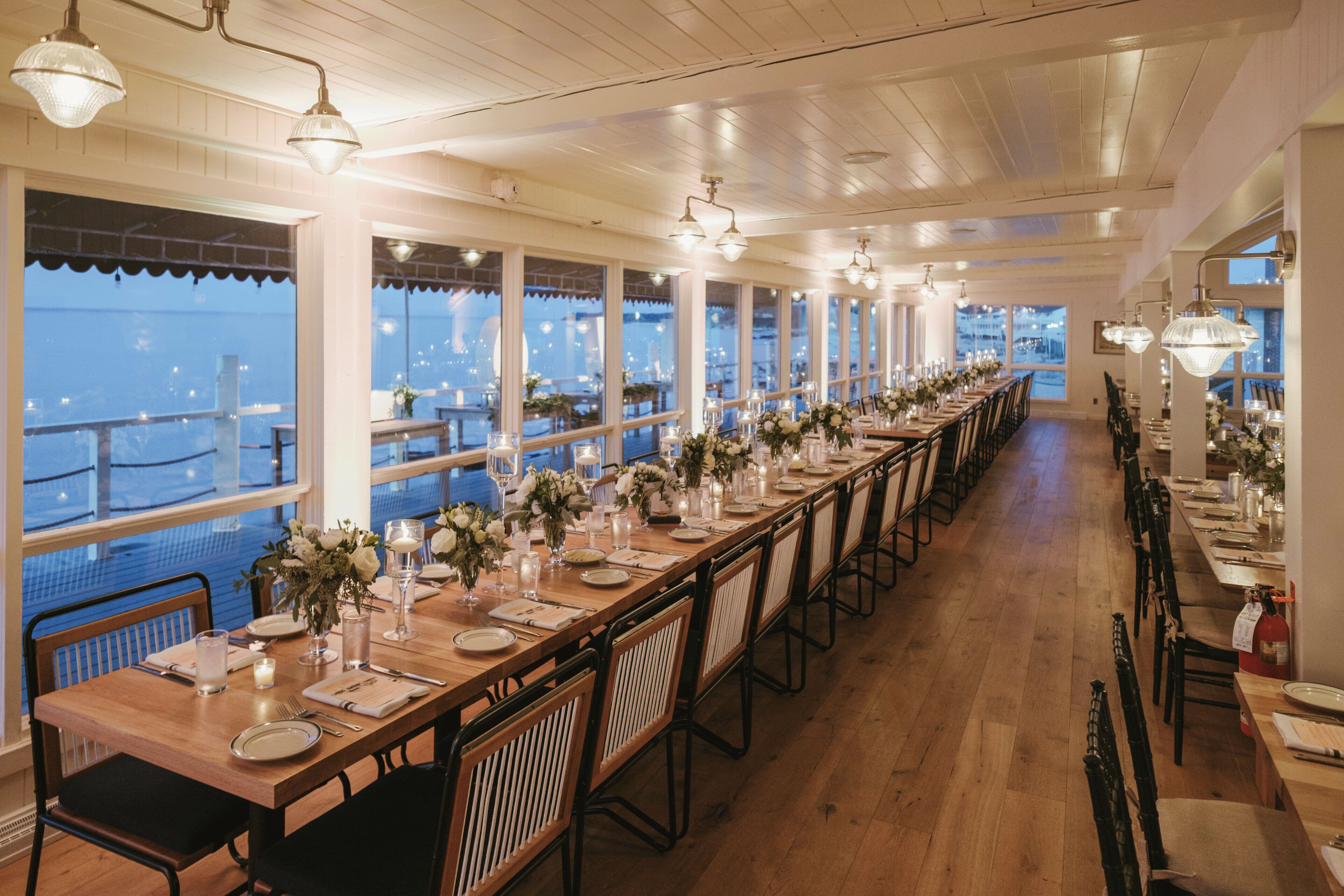 Der serveres frokost, aftensmad og brunch