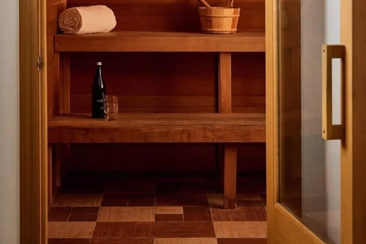 Zimmer, 1 King-Bett, Sauna