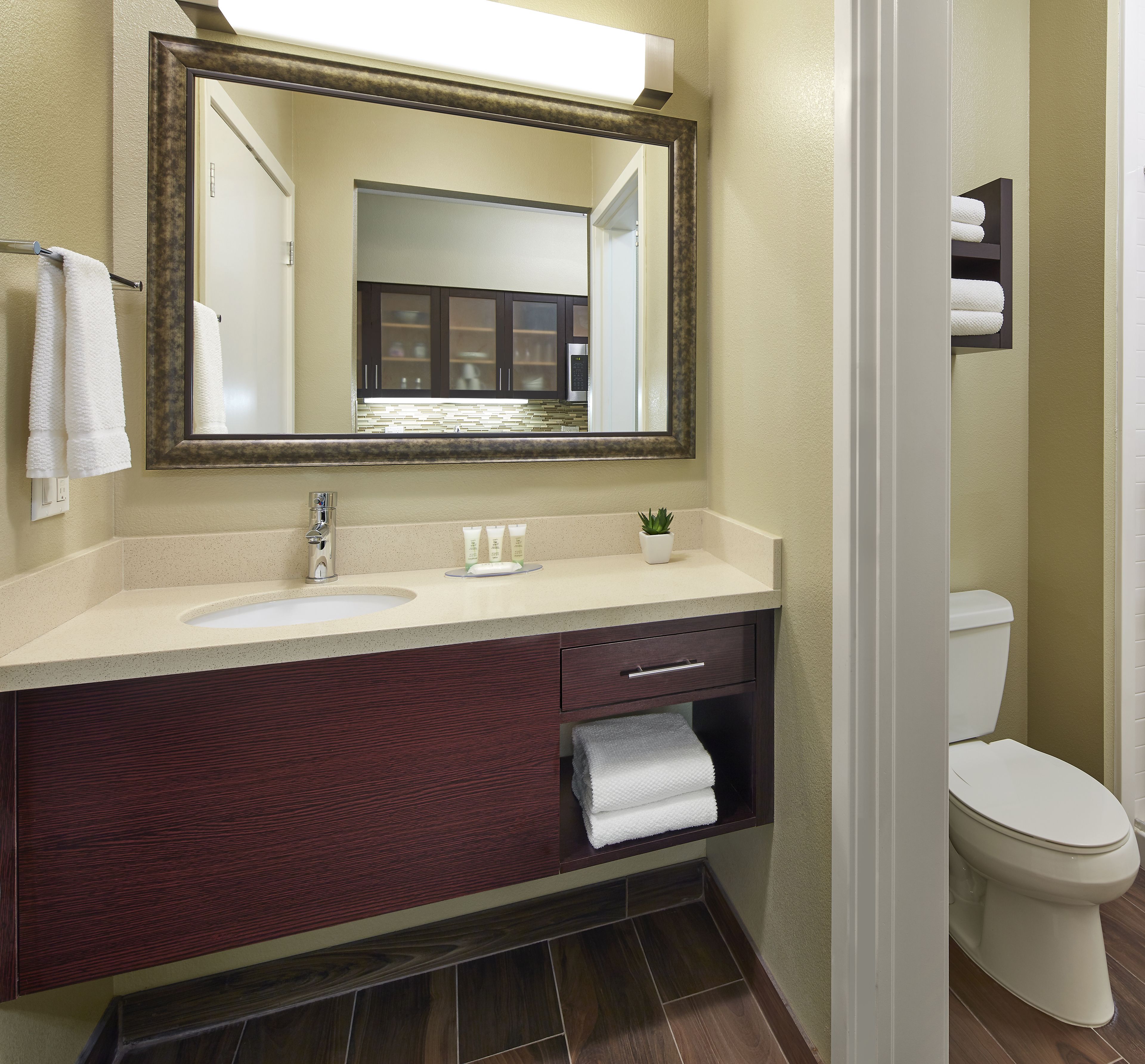 free toiletries, hair dryer, towels, soap