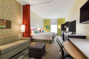 Studio, 2 queensize bedden, niet-roken | Een strijkplank/strijkijzer, gratis wifi, beddengoed