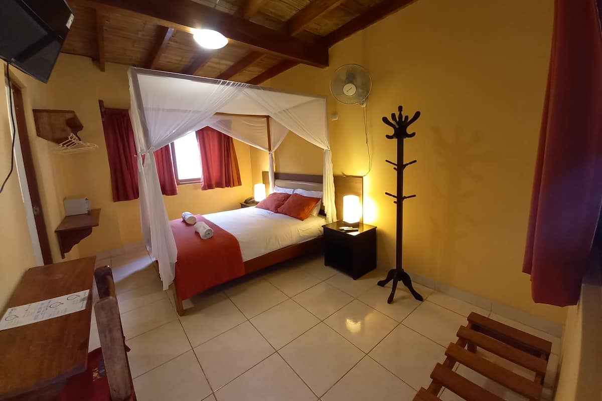 double room, terrace, pool view | in-room safe, desk, free wifi, bed sheets