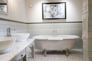Superior Room | Bathroom | Hair dryer, bathrobes, towels, soap