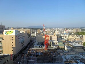 Blick von der Unterkunft