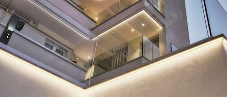 Blick von der Unterkunft