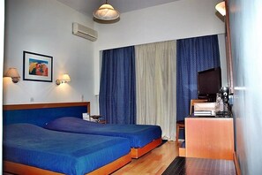 In-room safe, blackout drapes, soundproofing, free cribs/infant beds