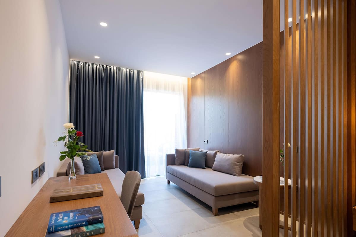 Comfort Quadruple Room, Sea View | Free minibar, in-room safe, blackout drapes, soundproofing