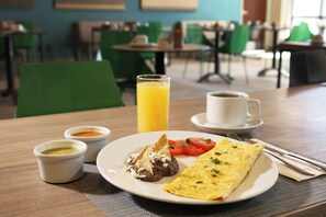 Free daily full breakfast 