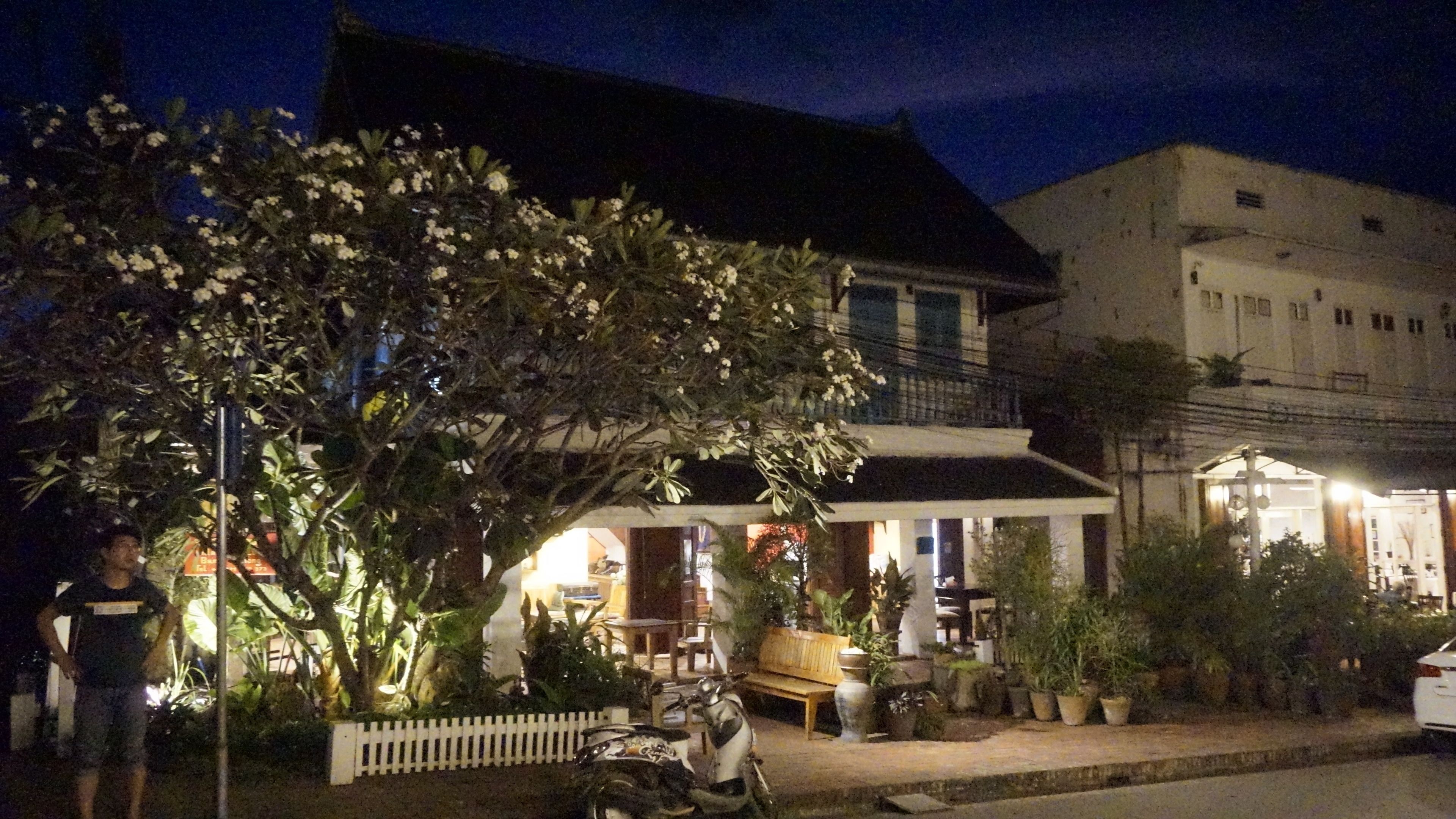 Front of property – evening/night