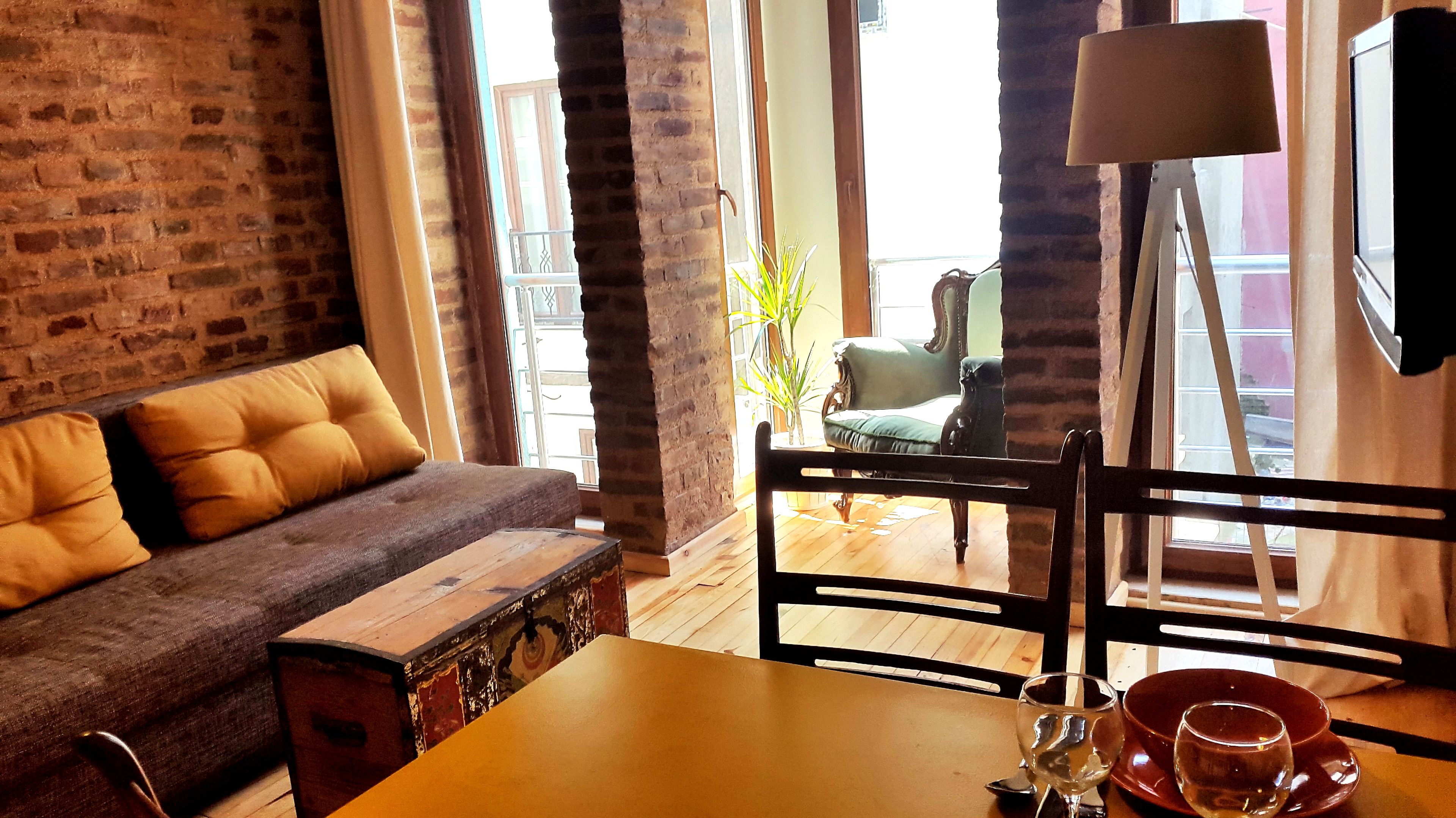 Apartment, 1 Bedroom | Living area | Flat-screen TV