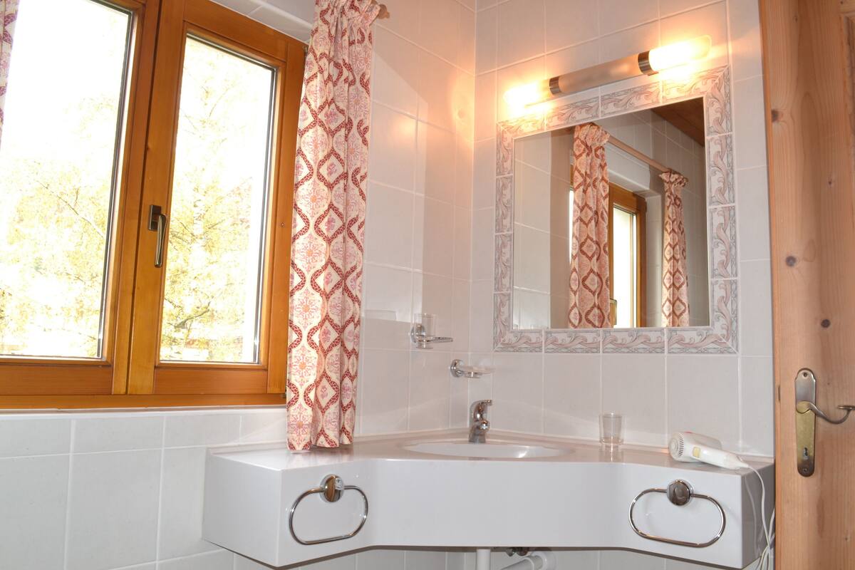 double room, mountain view | bathroom | free toiletries, hair dryer