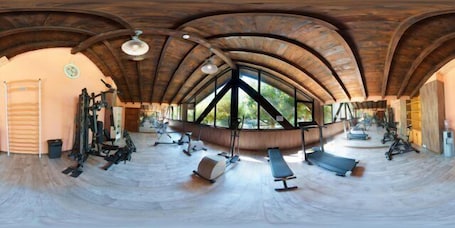 Gimnasio. Camping la Borda del Pubill