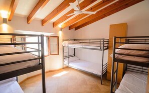 Blackout curtains, free WiFi, bed sheets