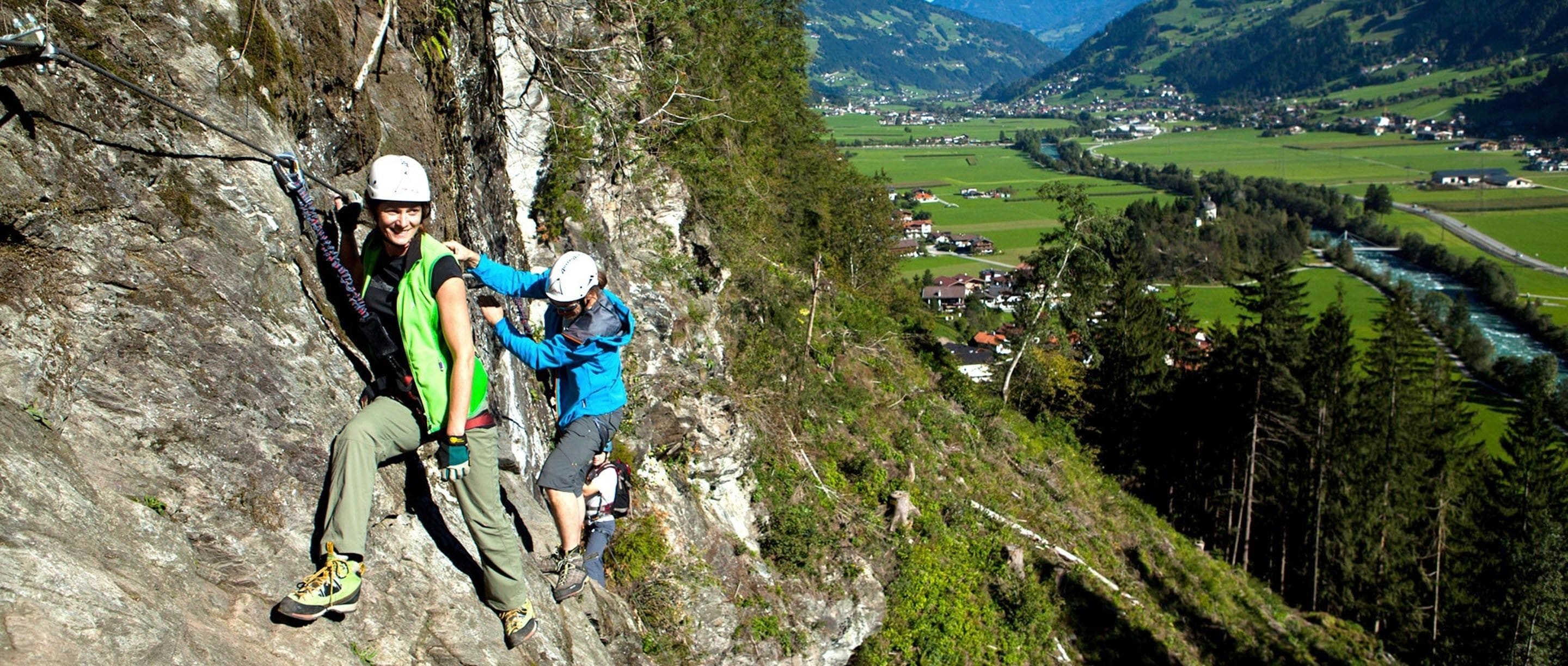 outdoor rock climbing