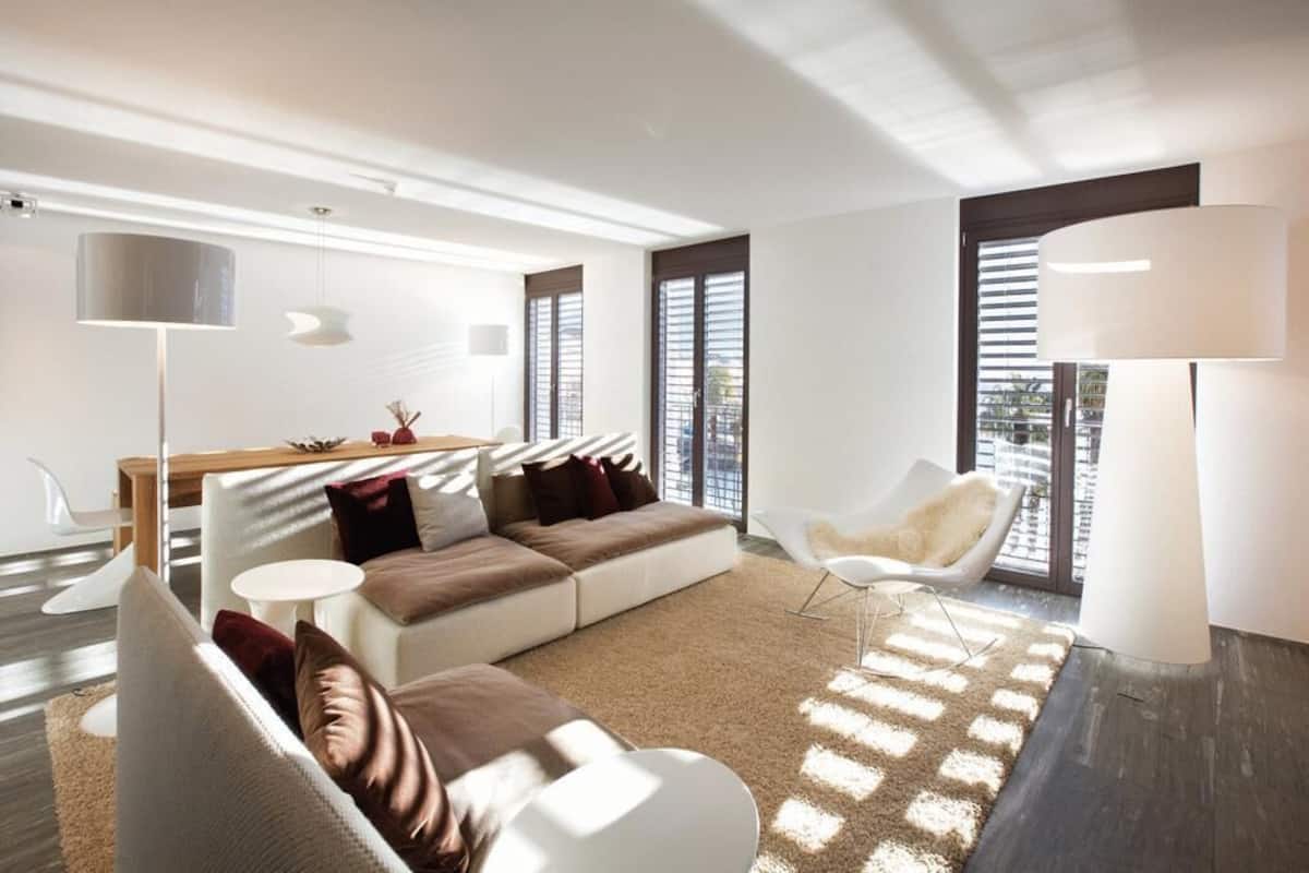 Exclusive-Apartment, 1 Schlafzimmer, Seeblick, Seeseite | Wohnbereich