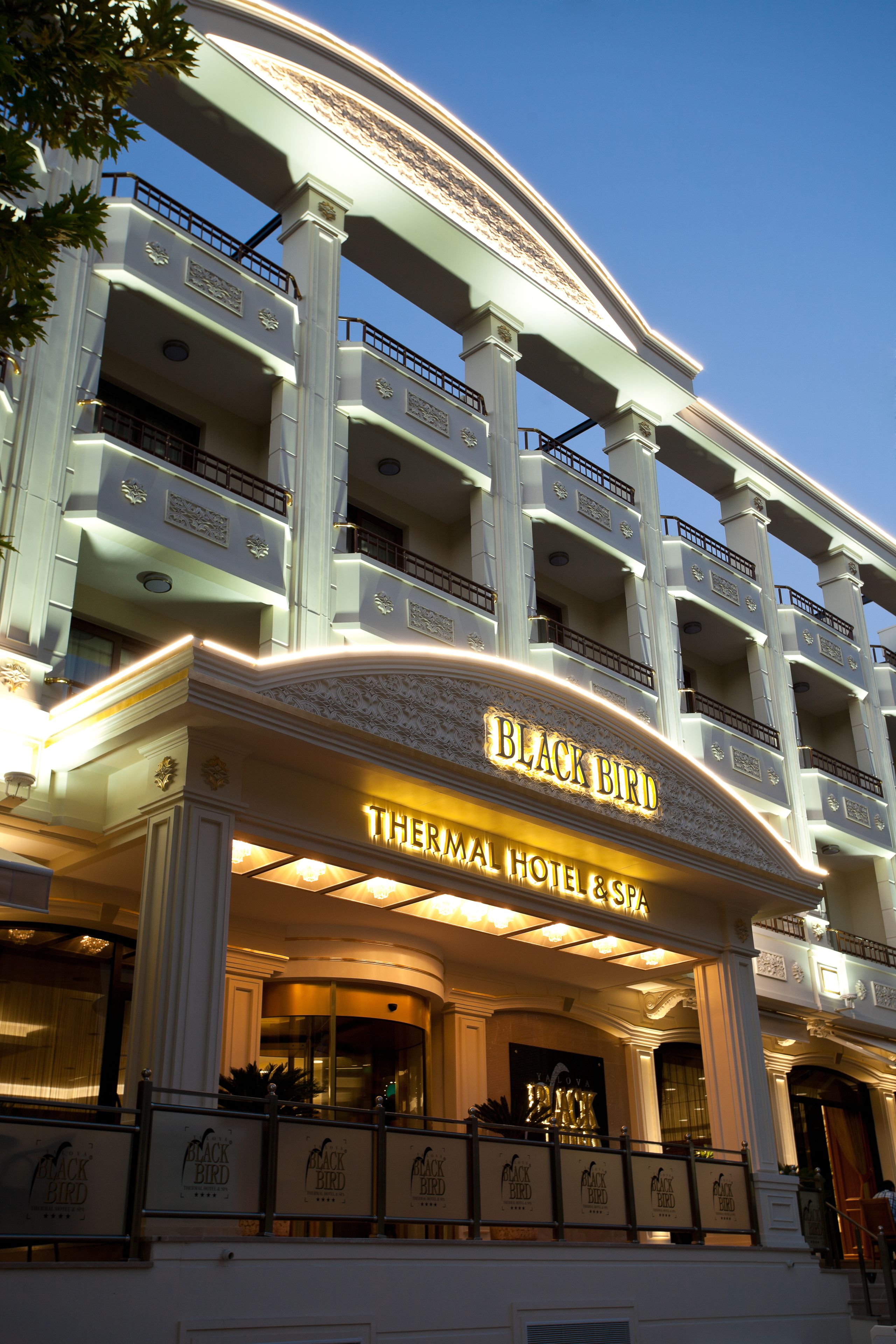 front of property – evening/night