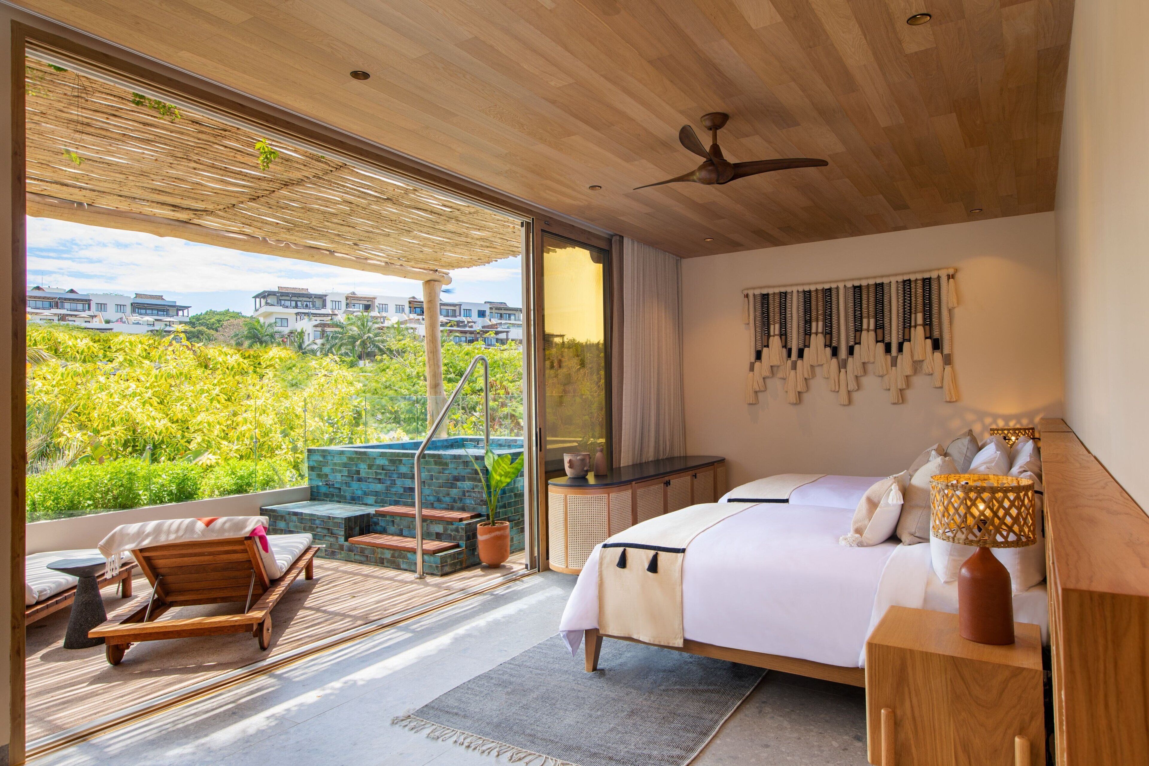 Oasis 2 Bedroom Villa, Oceanfront, Plunge Pool | Premium bedding, minibar, in-room safe, blackout drapes