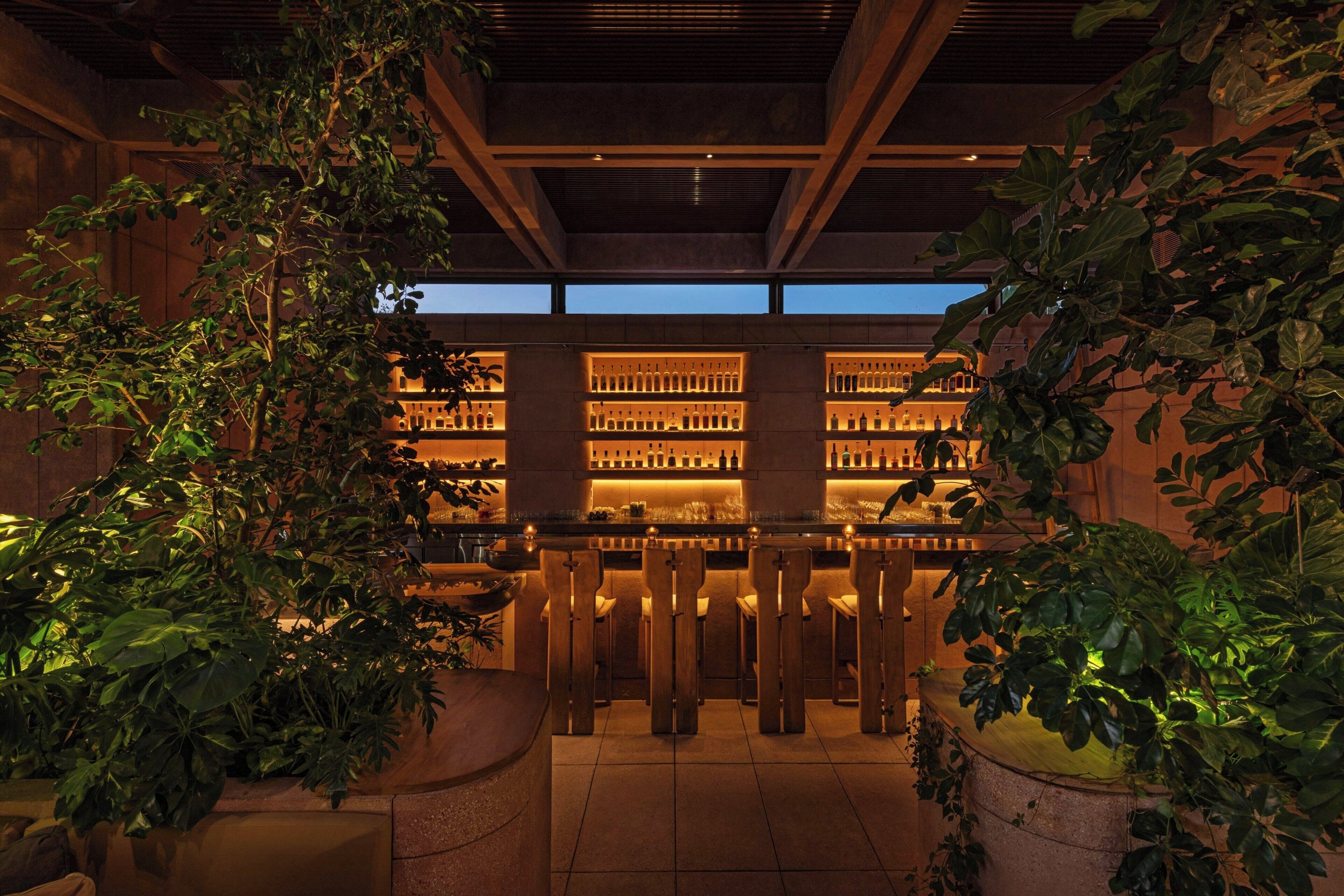 Poolside views, open daily
