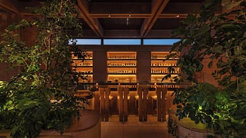 Poolside views, open daily