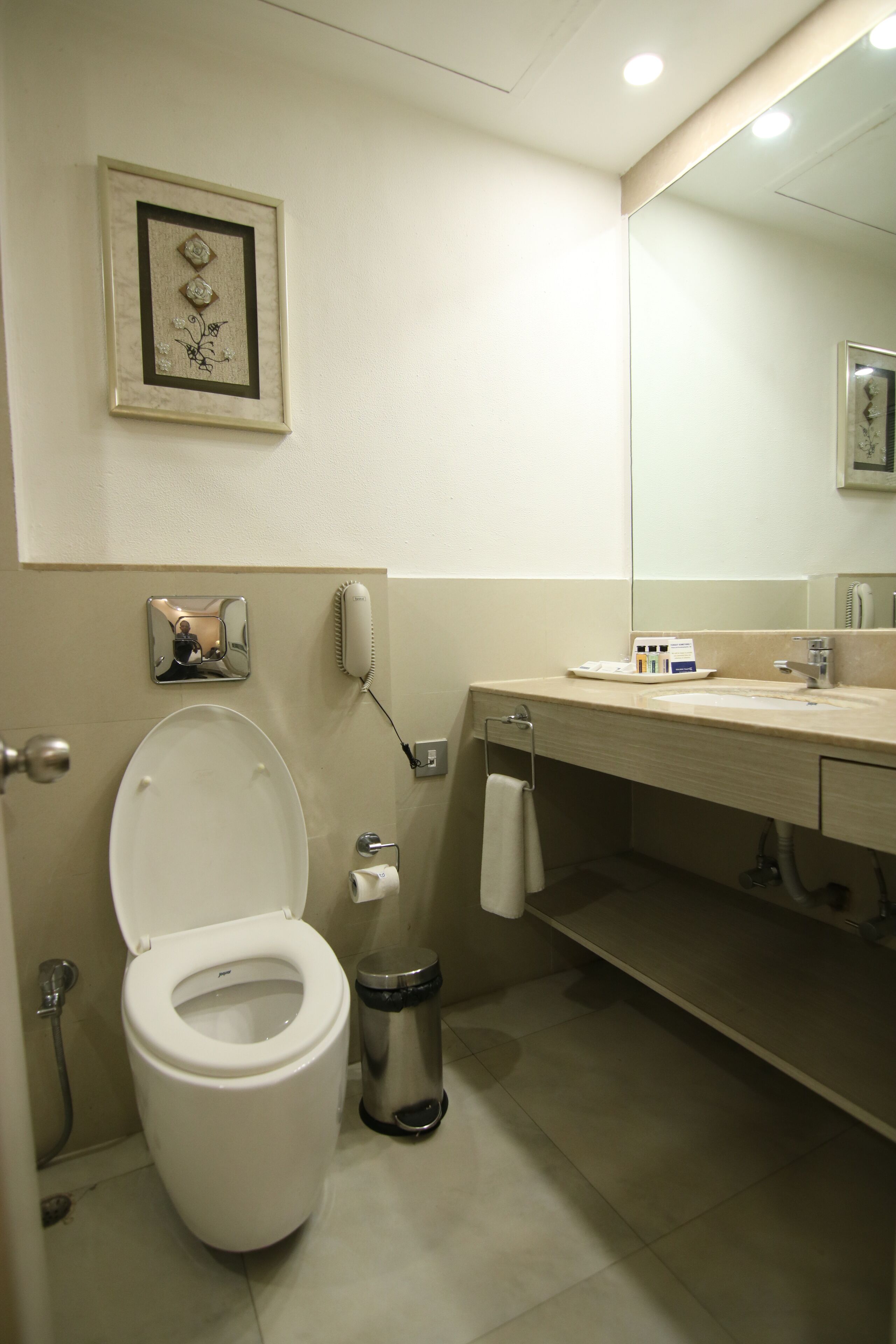 shower, eco-friendly toiletries, hair dryer, dressing gowns