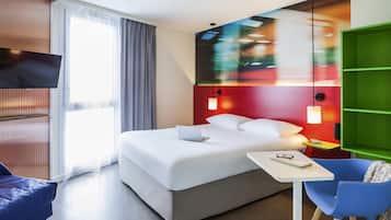 Standard Suite, Multiple Beds (Family) | Pillowtop beds, desk, soundproofing, free WiFi