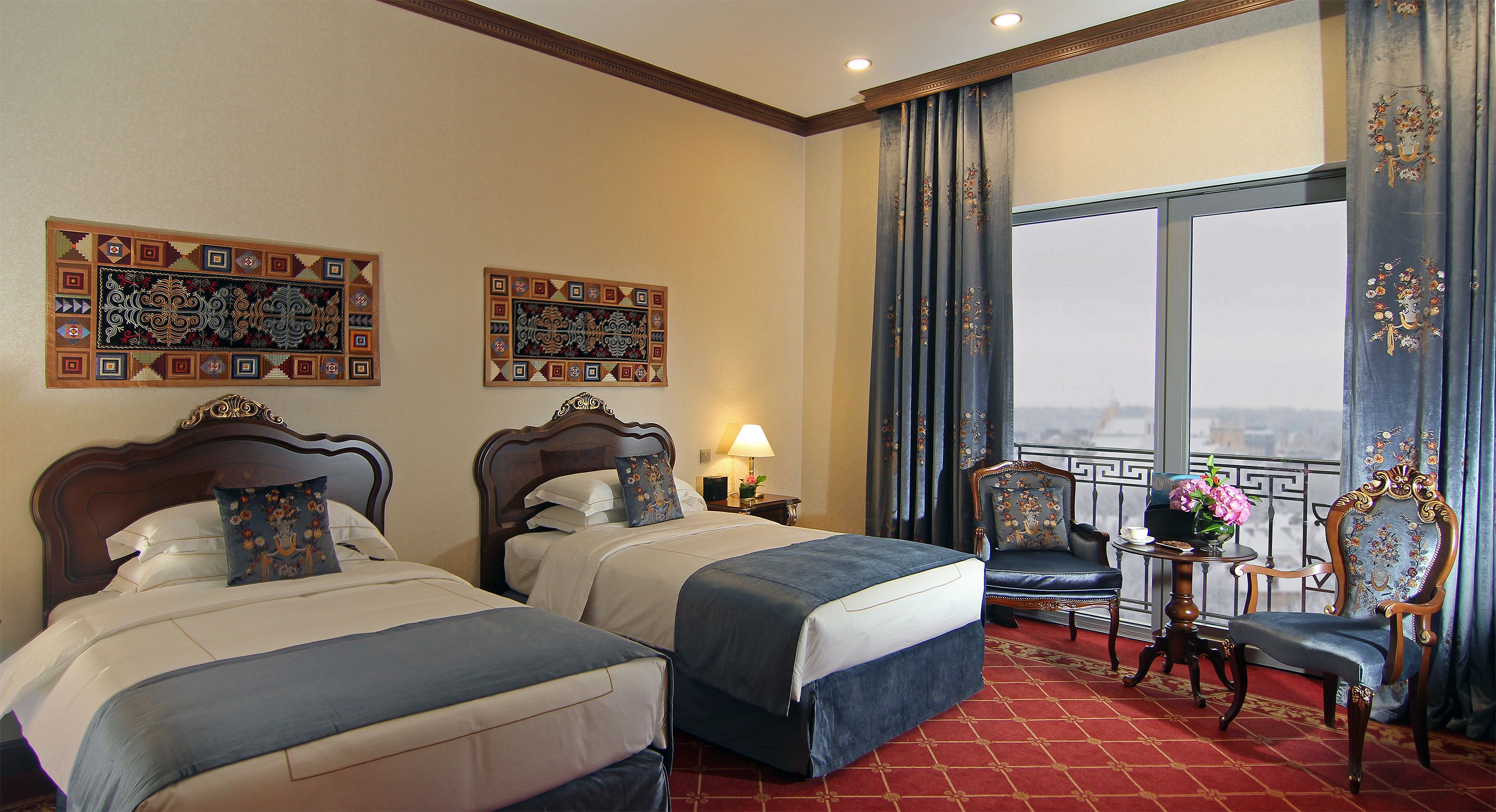 deluxe twin room | egyptian cotton sheets, premium bedding, minibar, in-room safe