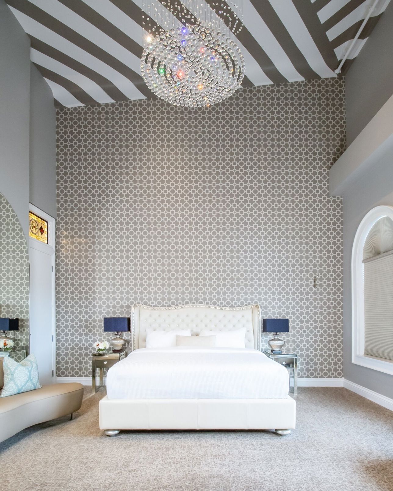 Premium bedding, individually decorated, individually furnished, desk