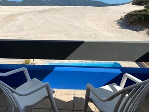 Apartment, Pool View | Balcony view - Residencial Via Praia (Florianópolis)