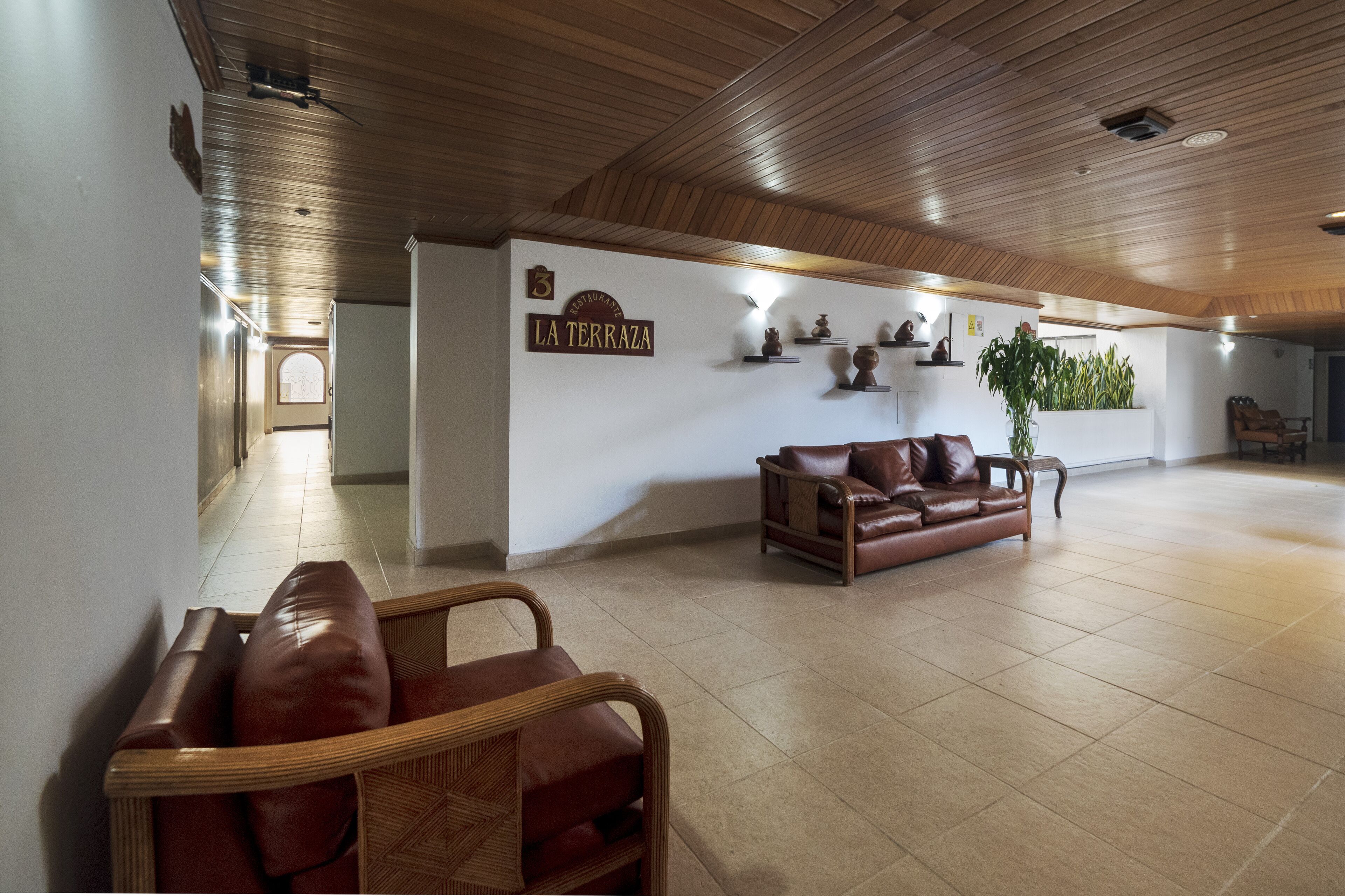 Sittområde i lobbyn