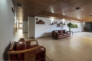 Sittområde i lobbyn