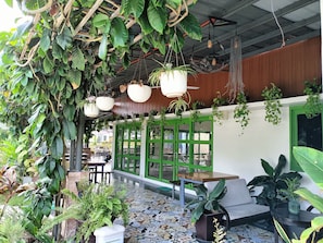 Voorkant van accommodatie