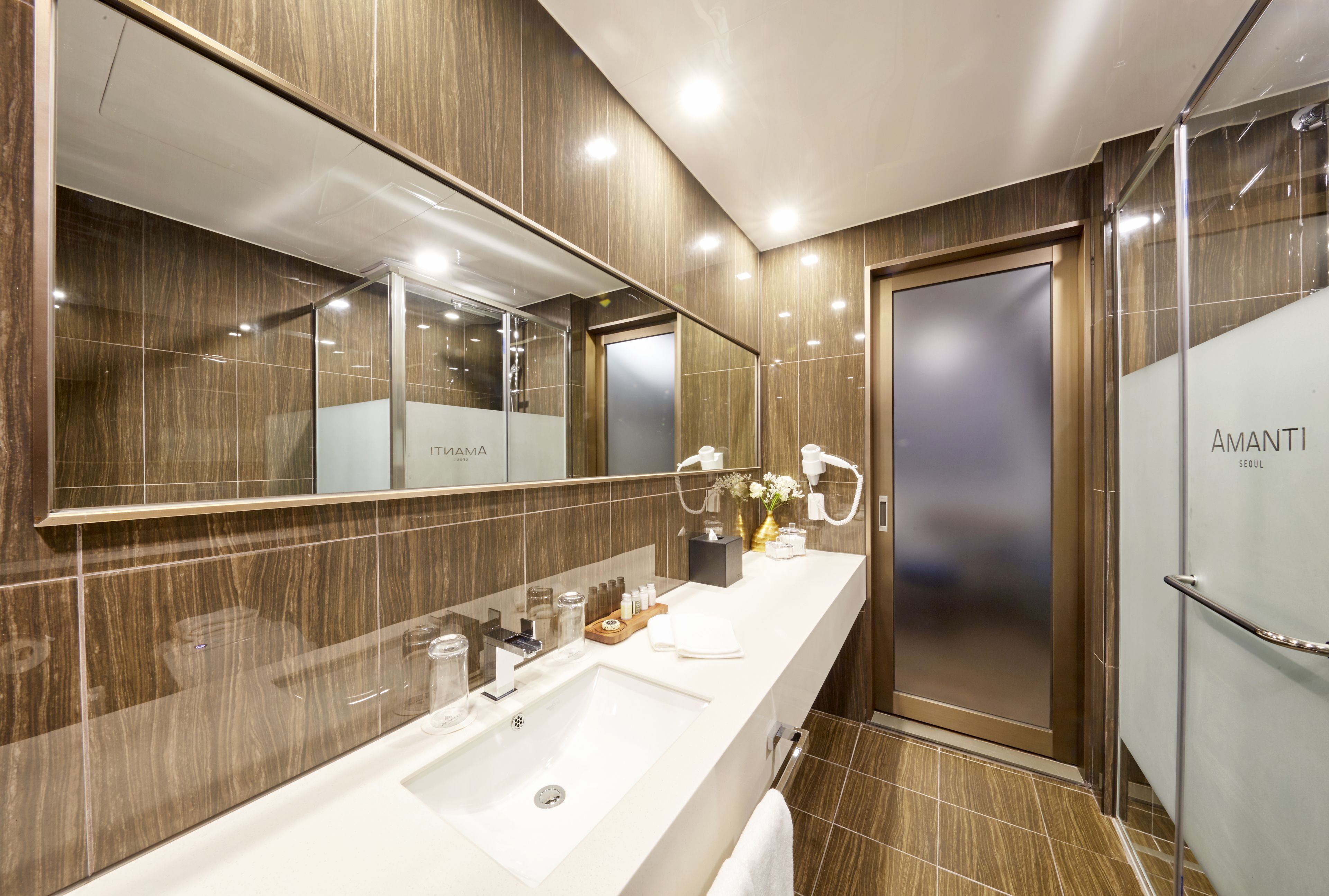 free toiletries, hair dryer, bathrobes, slippers