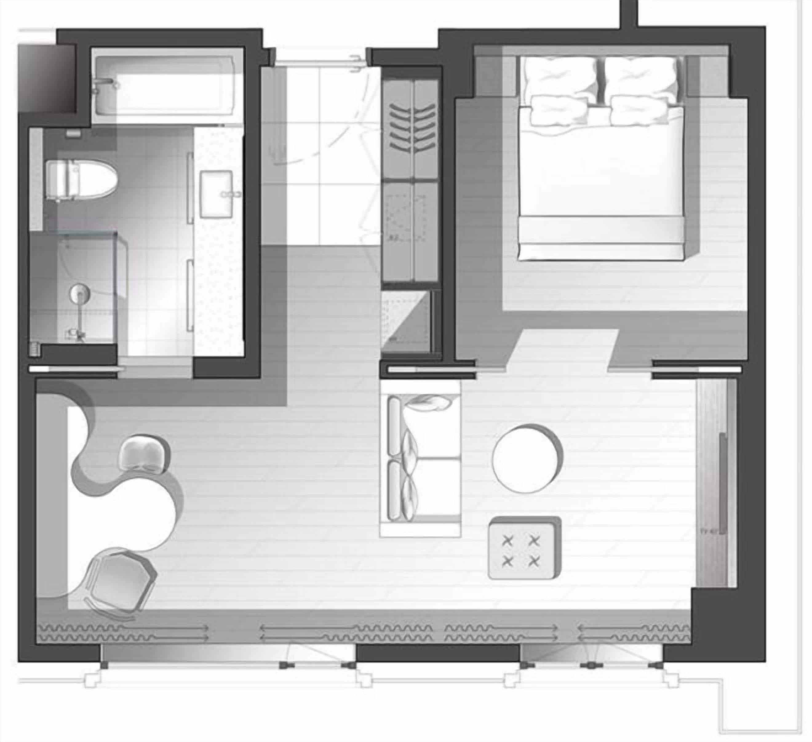 amanti suite | floor plan