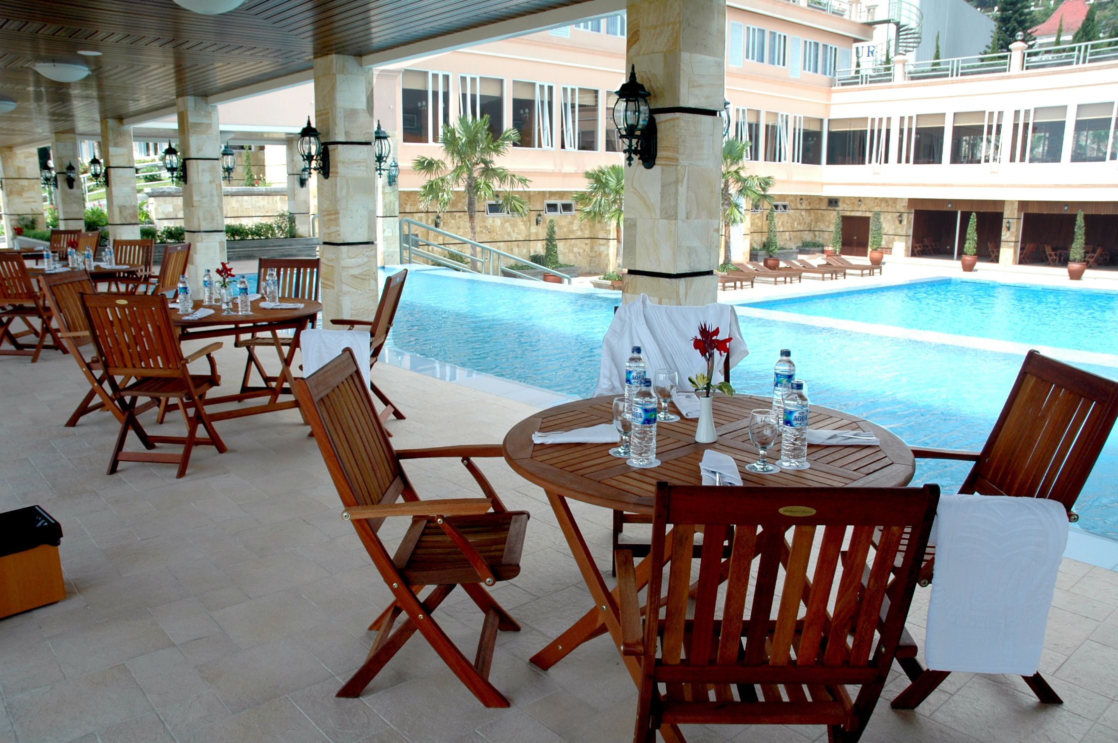 Alberca al aire libre 