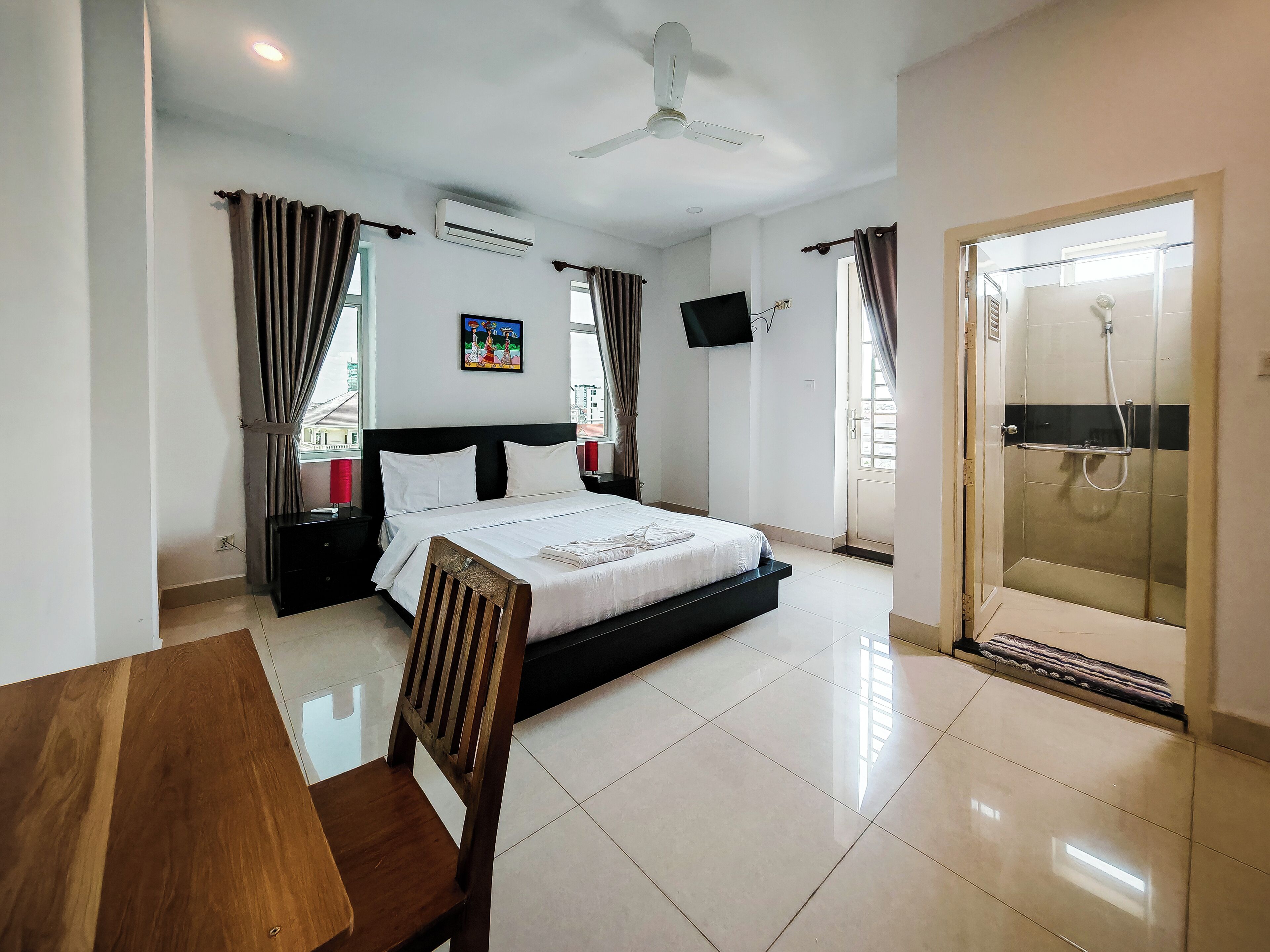 高級公寓, 2 間臥室 | 1 間睡房、迷你吧、獨特裝修、遮光窗簾/窗簾