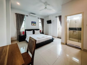 スーペリア アパートメント 2 ベッドルーム | 1 室のベッドルーム、ミニバー、客室ごとに異なるインテリア、遮光カーテン