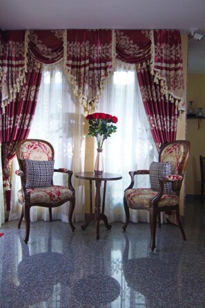 Lobby sitting area
