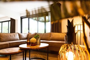 Groepsbungalow 14 personen Wellness | Wohnbereich
