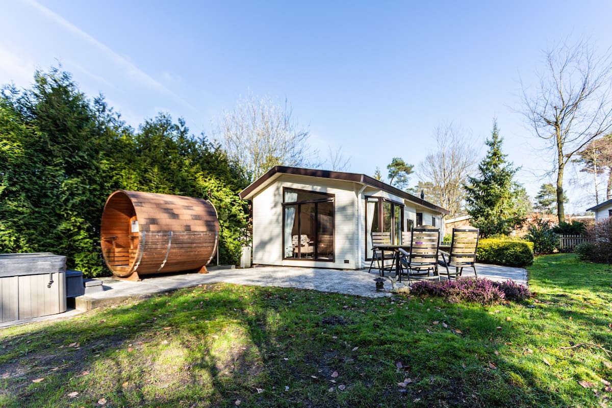 Holiday home 4 personen Wellness | Phòng cách âm, nôi (giường cho trẻ sơ sinh) miễn phí 