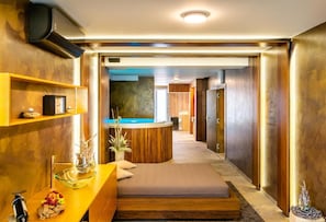 Couples treatment room(s), sauna, hot tub, steam room, massages - Hotel Akademie (Chocerady)