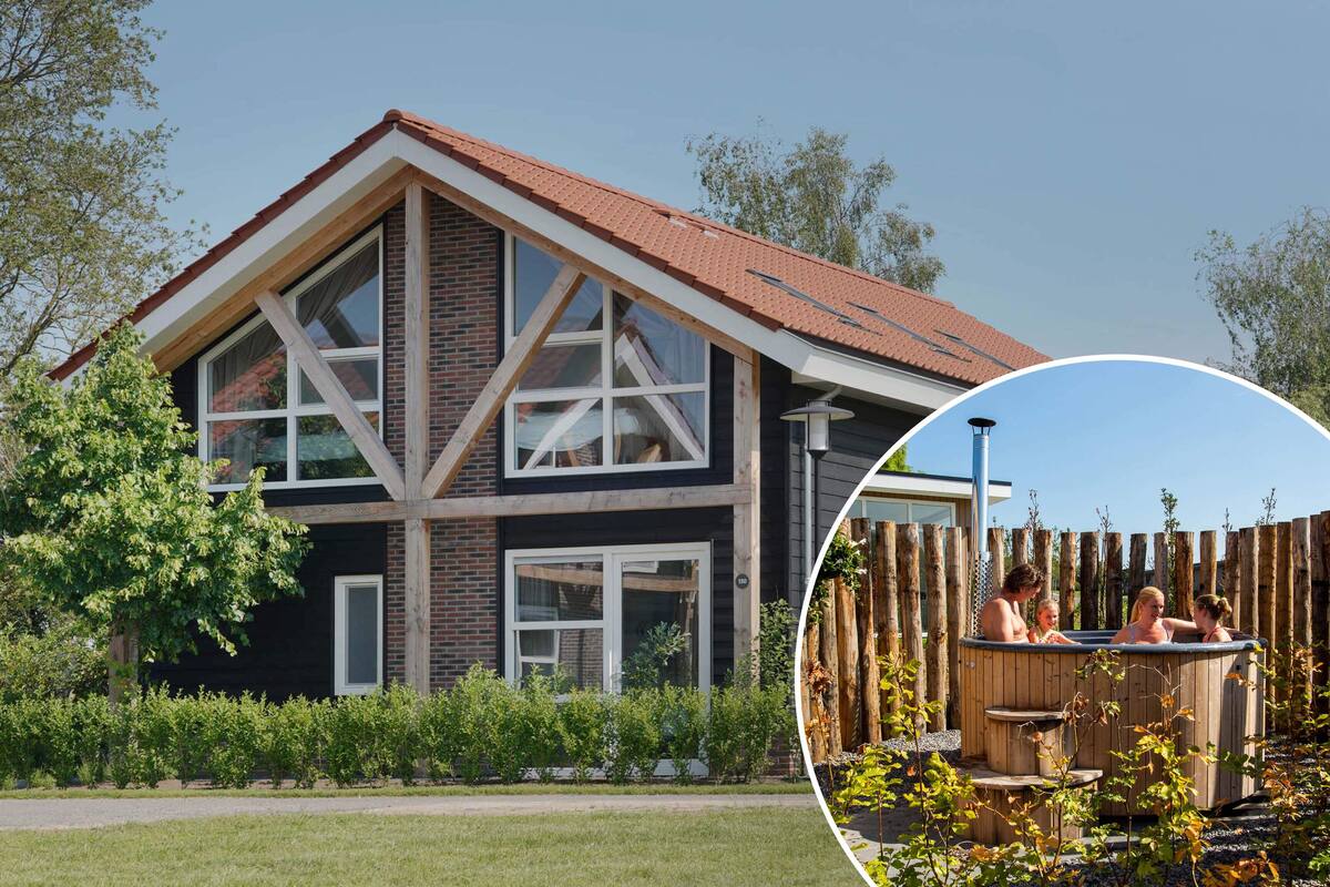 Villa 10 personen Wellness (Hottub) | 1 bedroom, soundproofing, free WiFi