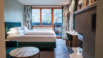 Suite Design, 1 chambre | Minibar, coffres-forts dans les chambres, bureau, chambres insonorisées