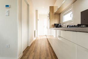 Module Flat Roof 4 personen | Private kitchen | Fridge, microwave, stovetop, dishwasher - TopParken Park Westerkogge (Berkhout)